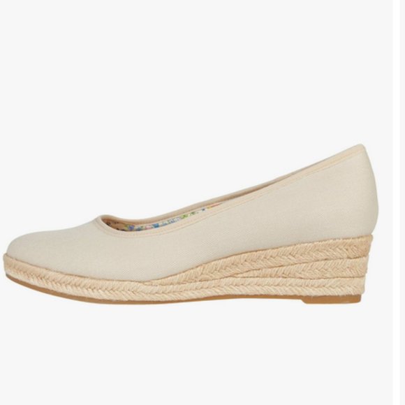 LIFESTRIDE Canvas Wedge Pumps - Picture 3 of 10